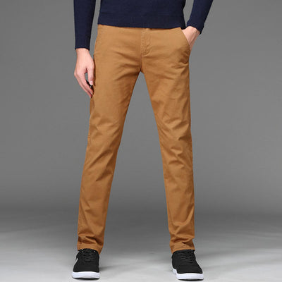 PREMIUM BROWN COTTON CHINOS