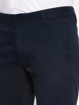 DARK BLUE PREMIUM COTTON CHINOS