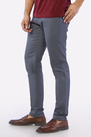 PREMIUM DARK GREY COTTON CHINOS