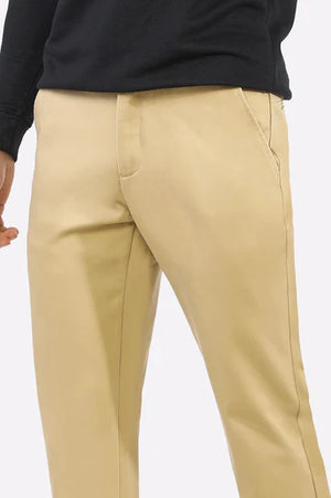 PREMIUM BEIGE COTTON CHINOS