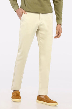 PREMIUM CREAM WHITE COTTON CHINOS