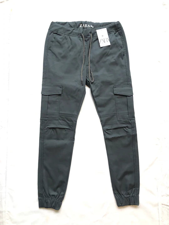 DARK GREY CARGO TROUSER