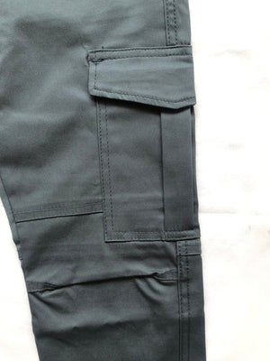 DARK GREY CARGO TROUSER