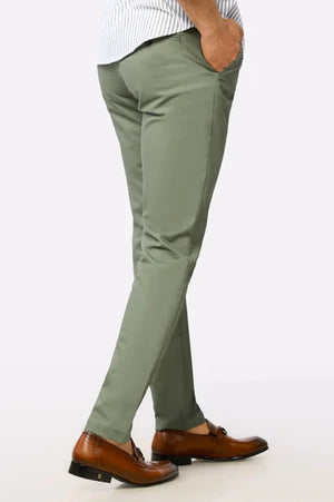 PREMIUM LIGHT GREEN COTTON CHINOS