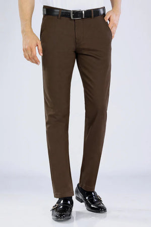 CHOCLATE BROWN PREMIUM COTTON CHINOS