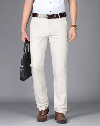 PREMIUM WHITE COTTON CHINOS